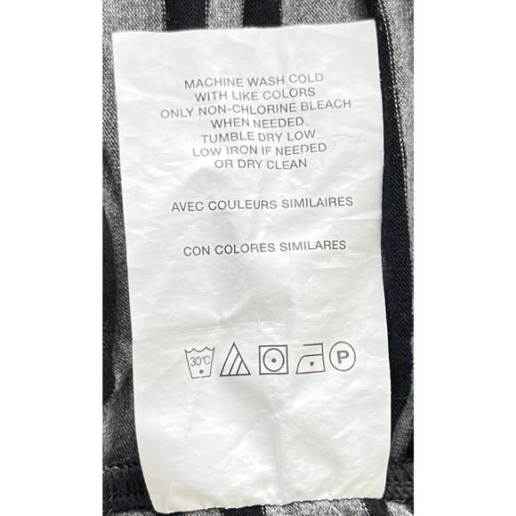 JESSICA SIMPSON MATERNITY DRRESS, WOMENS, SP, GREY WITH BLACK HORIZONTAL STRIPES - Picture 11 of 11